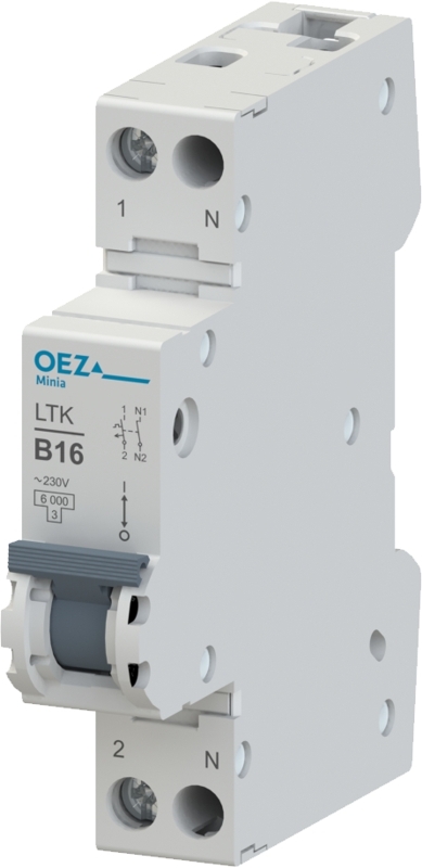 Новое оборудование OEZ: модульные автоматические выключатели серия LTK Minia