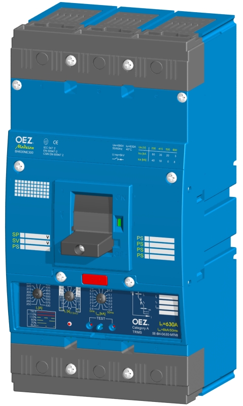 Автоматический выключатель OEZ - BH 630 Modeion (до 630 А)